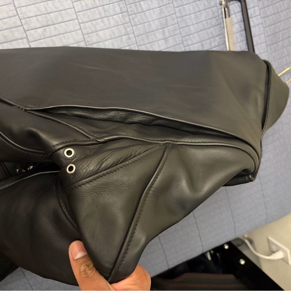 Schott NYC Black Leather Motorcycle Jacket - Picture 4 of 4